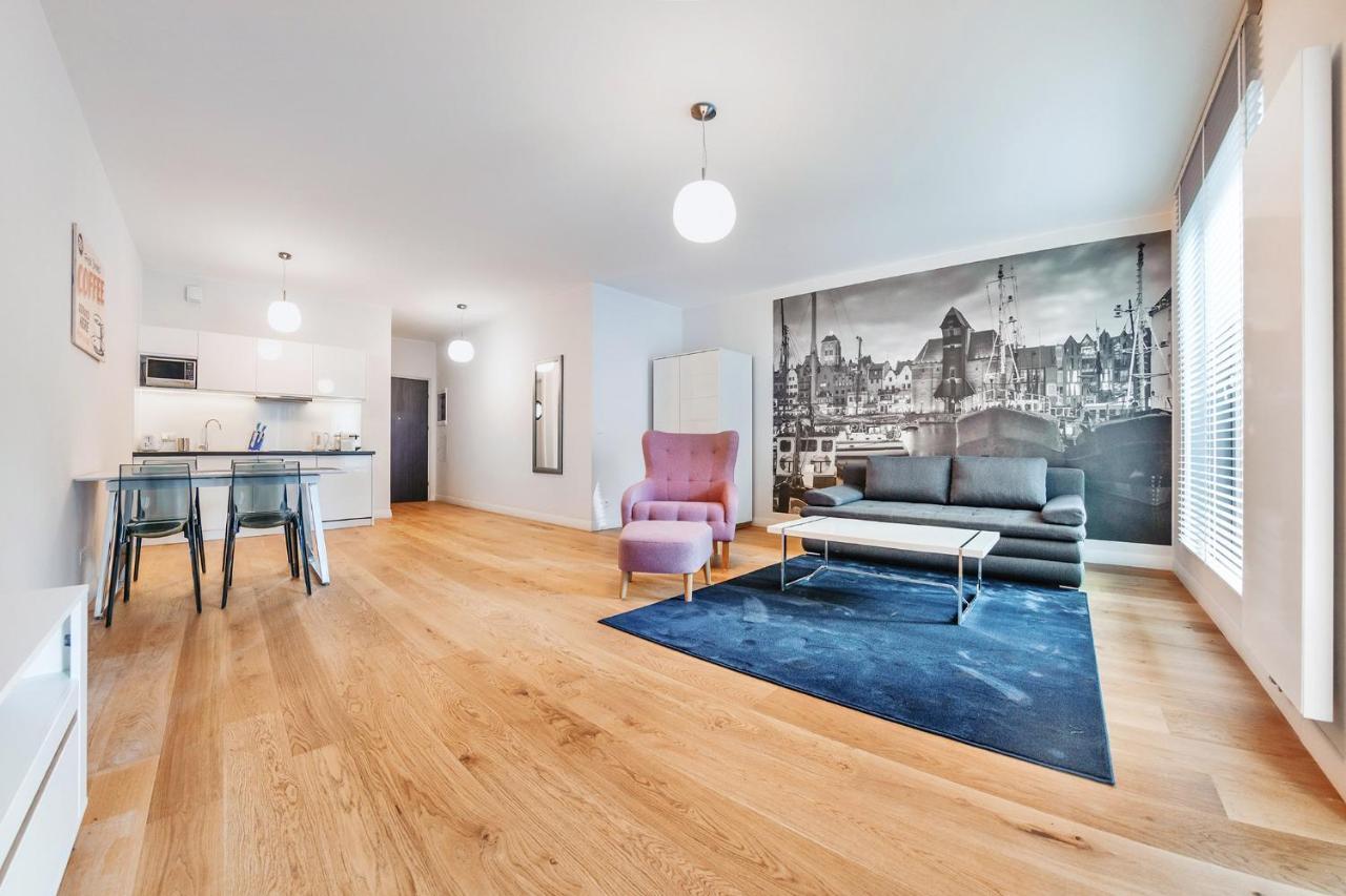Viu Apartament Z Tarasem W Sercu Gdanska Exteriör bild