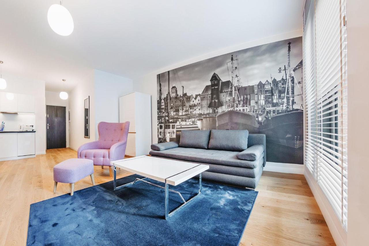 Viu Apartament Z Tarasem W Sercu Gdanska Exteriör bild