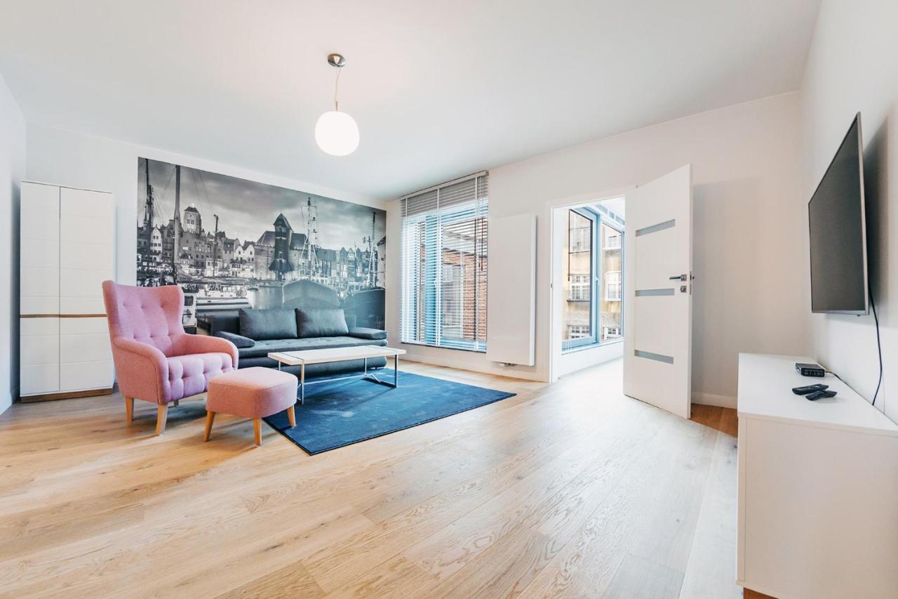 Viu Apartament Z Tarasem W Sercu Gdanska Exteriör bild